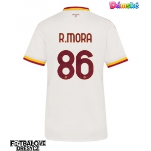 AS Roma Rodrigo Mora #86 Dámské Venkovní Dres 2026-27 Krátký Rukáv